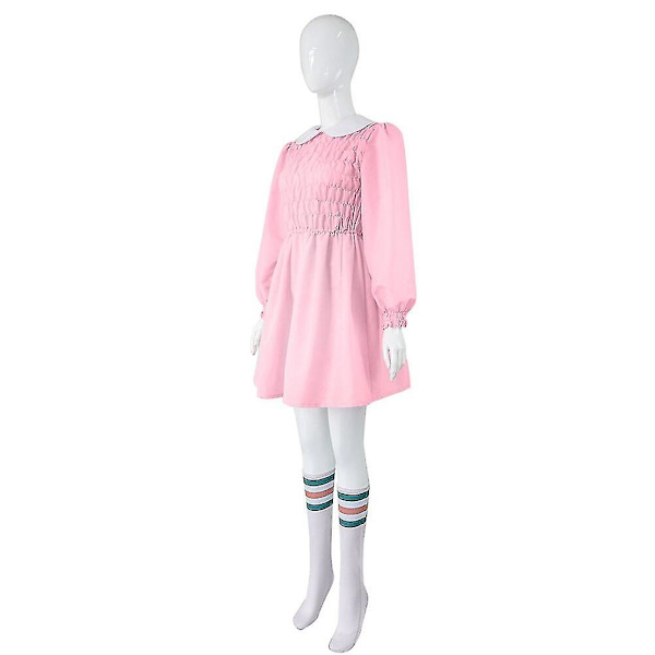 Paras alennus Stranger Cos Things Kausi 11 Cosplay-asu Mekko Asut Halloween-karnevaaliasu M