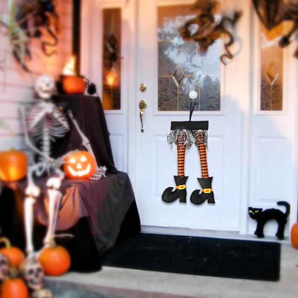 Halloween heksens ben dekoration