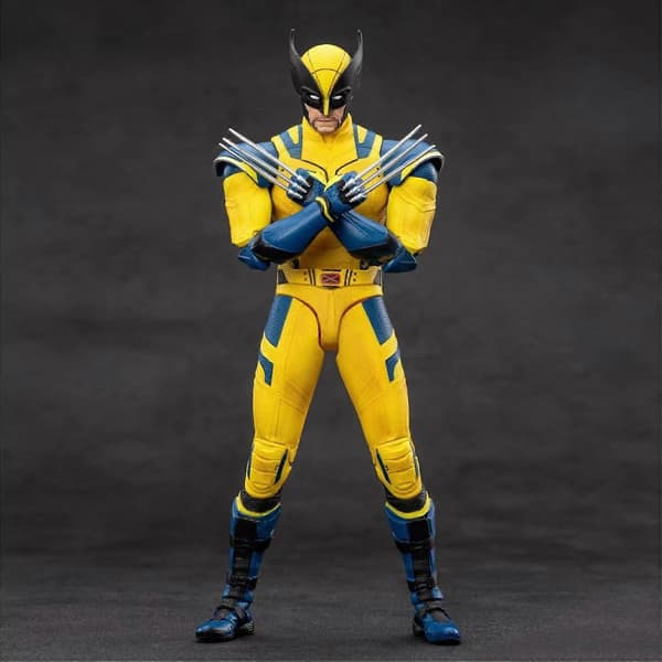 2024 Marvel Deadpool & Wolverine Actionfigurer av ZD Toys i Ask V .