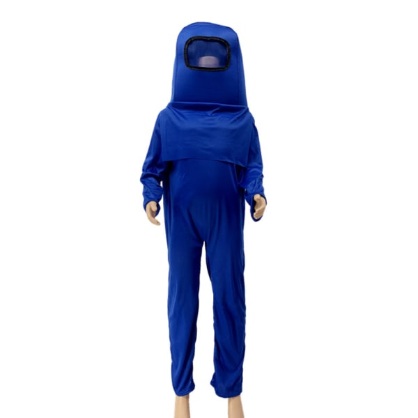 Halloween Kid Among Us Cosplay Kostume Fancy Dress Jumpsuit V blue S