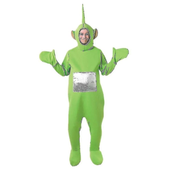 4 Farver Teletubbie Roll Voksen Coplay Sjov Kostume Yz green s
