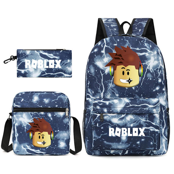 reppu matkalaukku opiskelijan koululaukku 3PCS setti