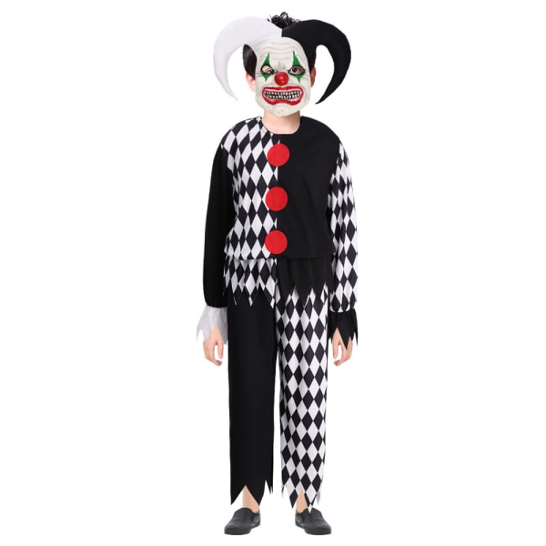 Terror Lingge Clown Cos Kostym Cosplay Rollspel Halloween 120cm