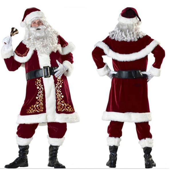 Julemandskostume Plus Størrelse L