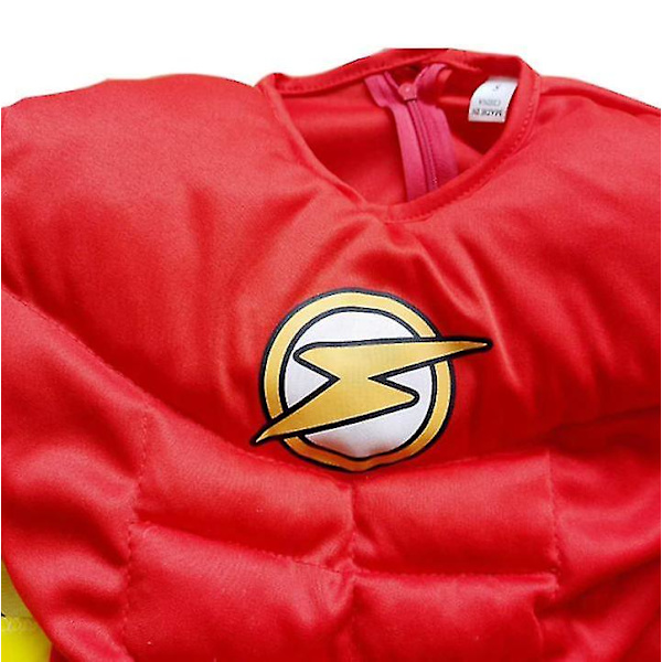 Lasten Flash Cosplay -asu, lasten Cosplay -sukkahousut S