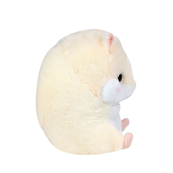 Söpö pehmo hamsteri pehmolelu lelut huopa beige With Blanket