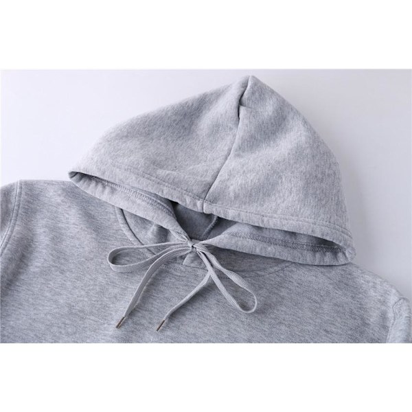 Hoodies Långärmad Hood Sweatshirt Toppbyxor Set - Black Sets 3XL