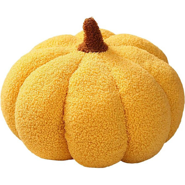 Kurpitsa tyyny, kurpitsa täytetty lelu Kurpitsa koristeellinen tyyny Yellow 20CM