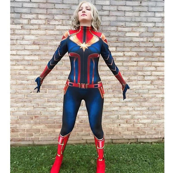 Kapteeni Ihme Cosplay Tiukka Hyppypuku Ihme Sankaritar M