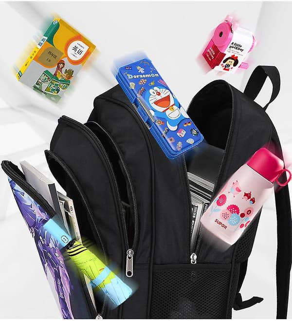 Godzilla Print School Bag Kids Waterproof Backpack #1 15 L