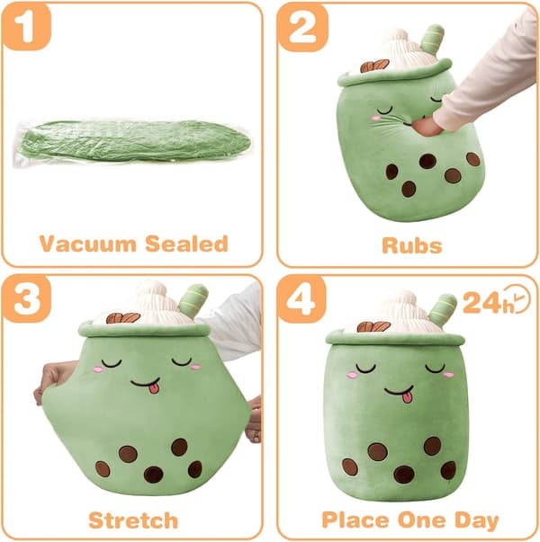Kupla Tee -pehmolelu, Boba-pehmolelu, Maitoteekuppi Pehmeä T