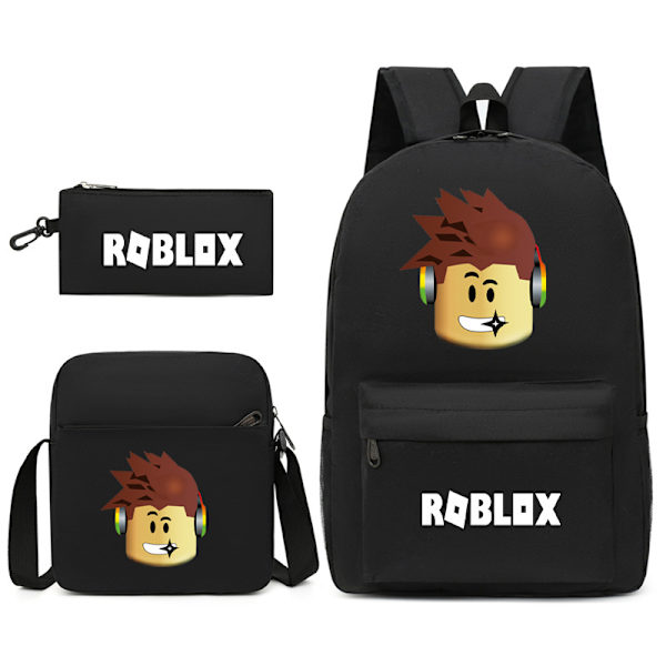 reppu matkalaukku opiskelijan koululaukku 3PCS setti