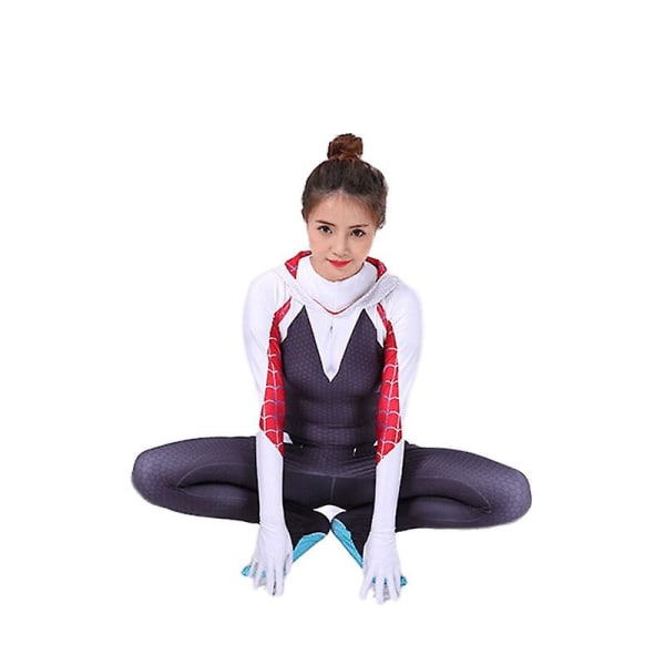 Spider-Man World Gwen Stacy Cosplay Jumpsuit Halloween V 120cm