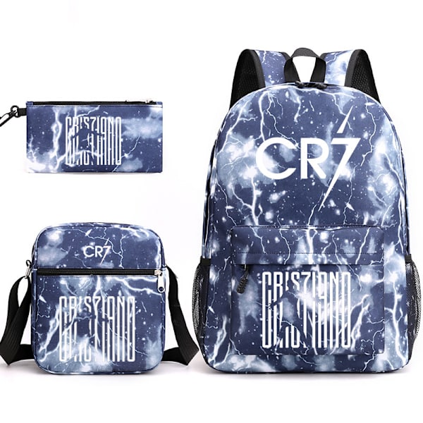 CR7 Youth Fashion -reppu, 3 kpl Thunder Blue