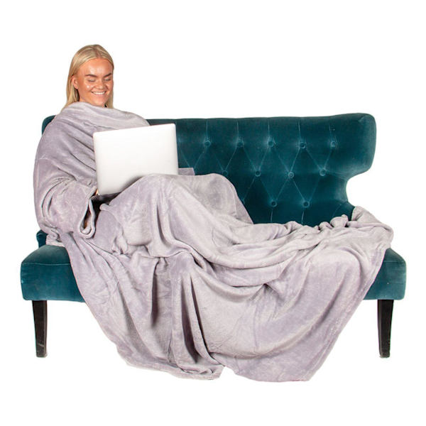 Snug Rug Deluxe Filt Med Ärmar (originalet) V gray