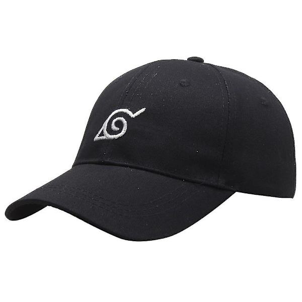 Anime Naruto Broderi Kesä Baseball Cap Hip Hop Snapback Trucker Ulkoilu Urheilu Hattu Herra Pojat V Black 2
