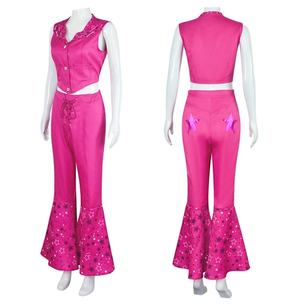 Barbie - Kosty - Klänning - Cosplay Halloween - V Pink M