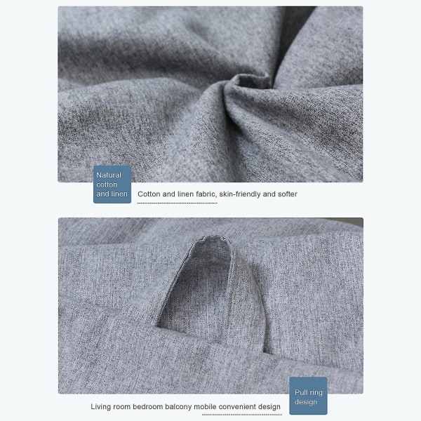 Ny design ekstra store sittepuffstoler Sofa Cover Innendørs Lazy Lounger For Voksne Barn Hotsale! Blue 100 * 120cm