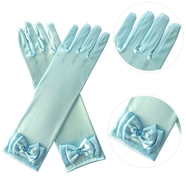 Elsa prinsess-set tiara, stav, handskar, halsband och örhängen