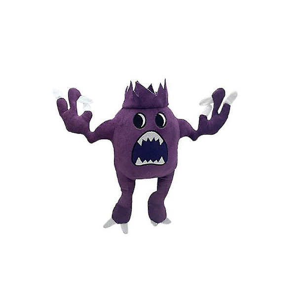 Garden Of Ban Plysjlegetøj blødt udstoppet dukkelegetøj Garden Of Ban Plysjlegetøj til børn Gave Purple white monster
