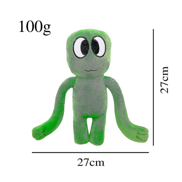 Rainbow Friends Roblox plysjleketøy julegave Little Green 2