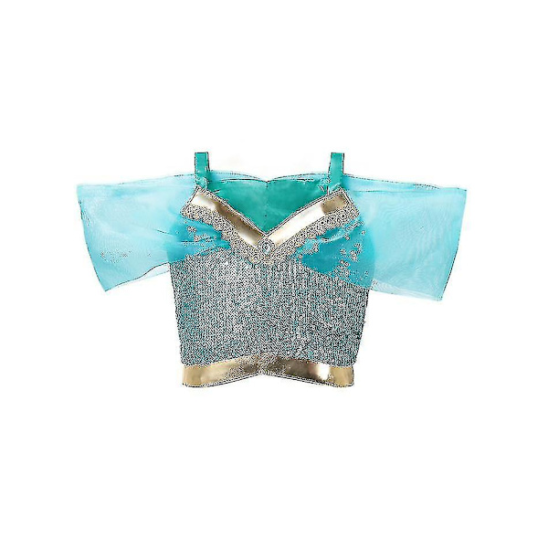 Jasmin Princess Kostyme for Jenter Aladdin Den Magiske Lampen Halloween Karneval Kostyme_y - 140