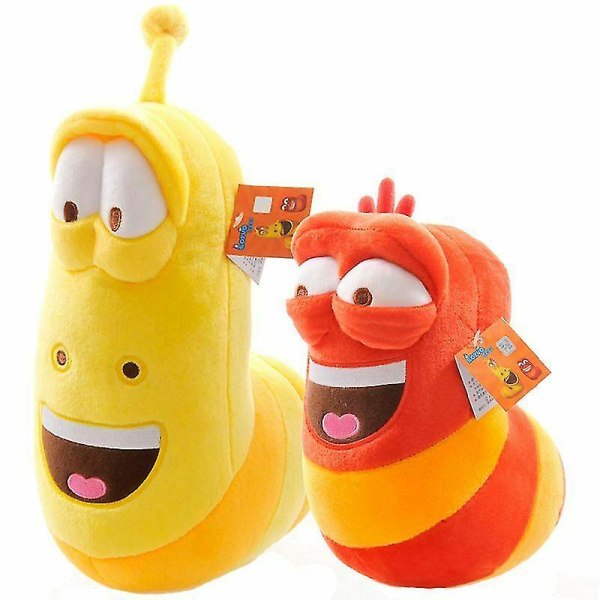 2 kpl Anime Fun Insect Slug Larver Pehmeä plyylelu Pehmolelu Nukke W