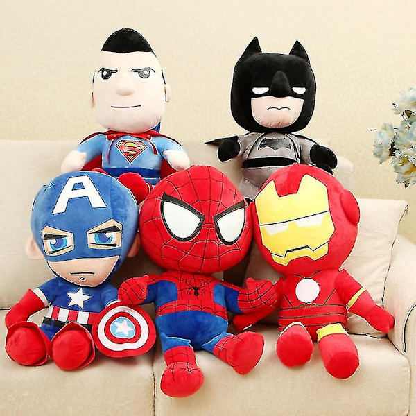25 cm Marvel Avengers plyschleksak stoppade dockor Batman
