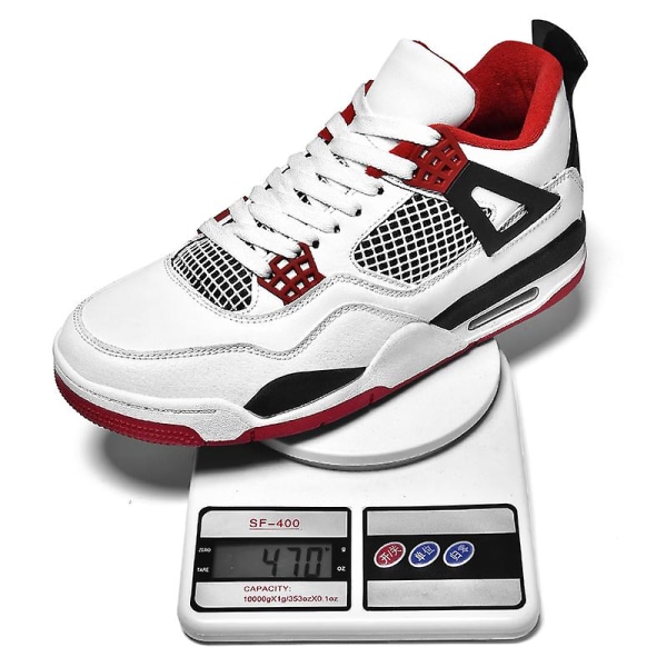 KIDENG Men Basketball Shoes Fashion Non-Slip Sneakers Breathable Sport Shoes YJAj4 Red 46
