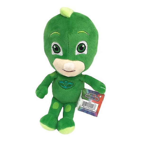 Pj Masker Plysjleke Heroes Anime Dukke Barnebursdagspresang W Green