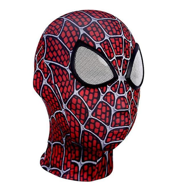 Spiderman hætte til voksne arn sjov maske hætte maske B