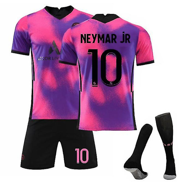 Fodboldsæt Fodboldtrøje Træningstrøje nr. 10 Neymar VTY kids 26(140-150cm)