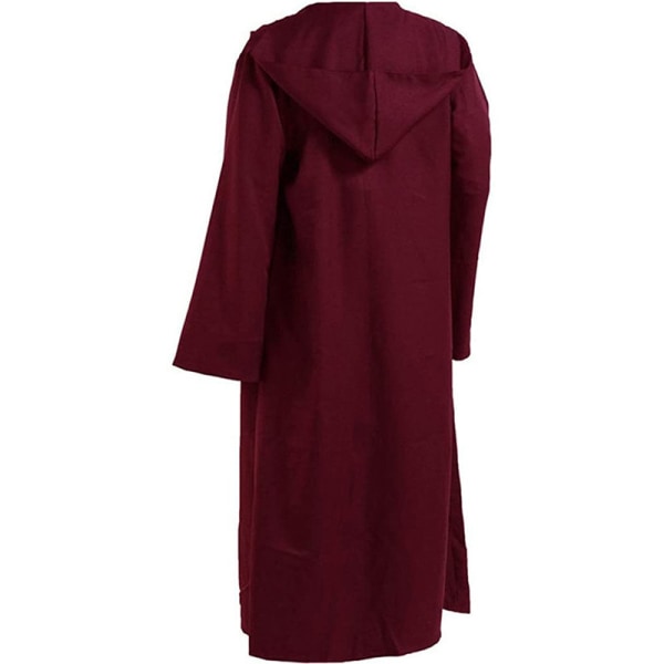 Voksen Halloween Kostyme Hettegensere Robe Cosplay Capes Hettejakke W red XL