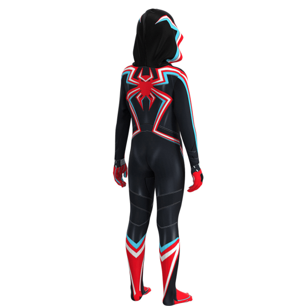 Barndräkt Spiderman Cosplay Jumpsuit Halloween Cosplay kostym W 120cm