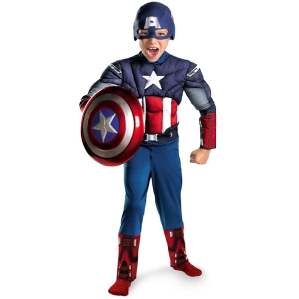 Superstar Captain America Gutter for gutter, størrelse M M
