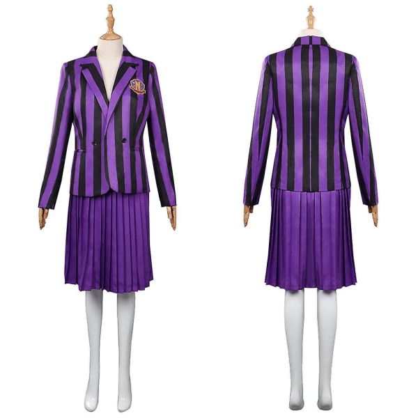 Onsdag Addams Enid Sinclair Joy Sunday Cosplay-sett Enid Female Size xs