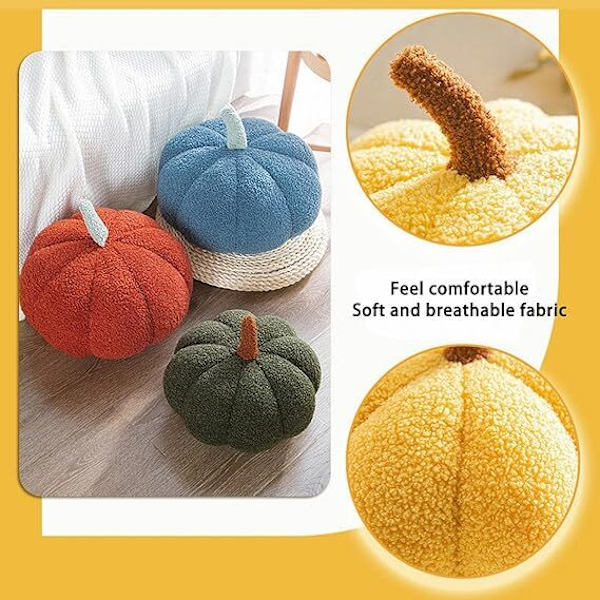 Kurpitsatyyny, kurpitsalla täytetty lelu Kurpitsan koristetyyny Orange 28CM