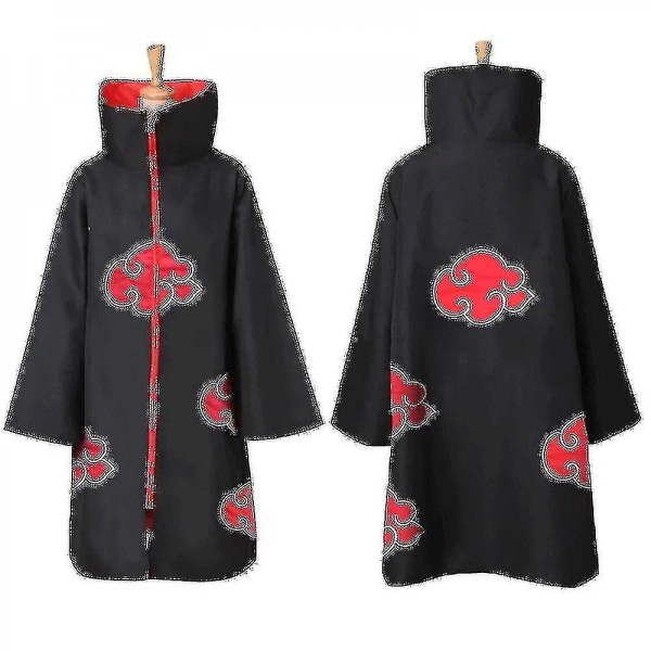 Naruto Akatsuki Anime Kostyme Kit Itachi Robe Halloween V Cloak one size