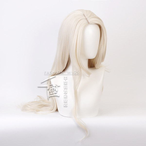 Frozen 2 Aisha Elsa Cosplay Paryk Dame Cosplay Paryk Lang Blond Bølget V