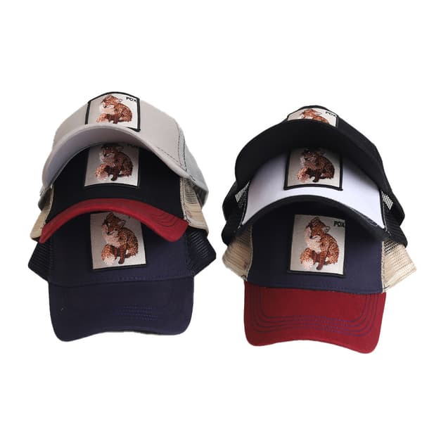 Black Panther Mesh Cap Baseball Cap Trucker Cap - Fox - Grå