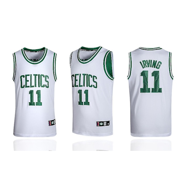Aveki baskettrøye for menn, 11 Celtics-trøyer, motebaskettrøye, gave til basketballfans, hvit, 3xl V