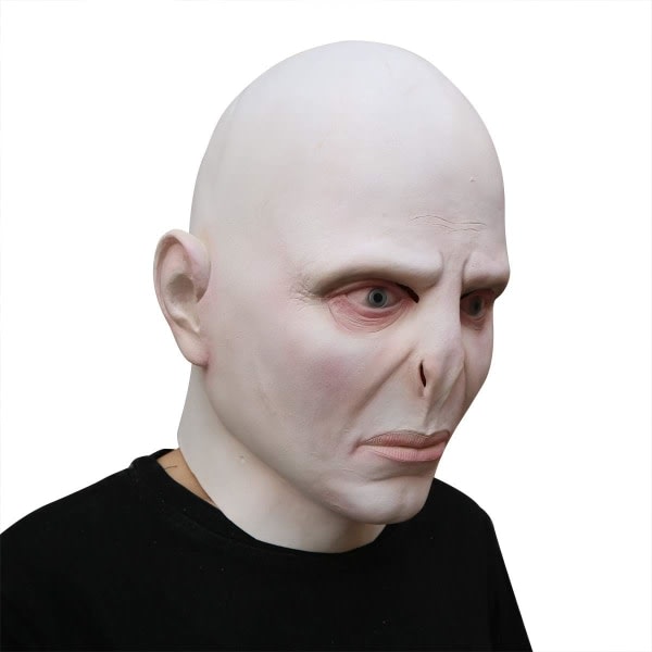 IC SINSEN Voldemort Mask Demon Skrämmande Halloween Mask Realistisk Latex Mask Helmask Cosplay rekvisita för vuxna