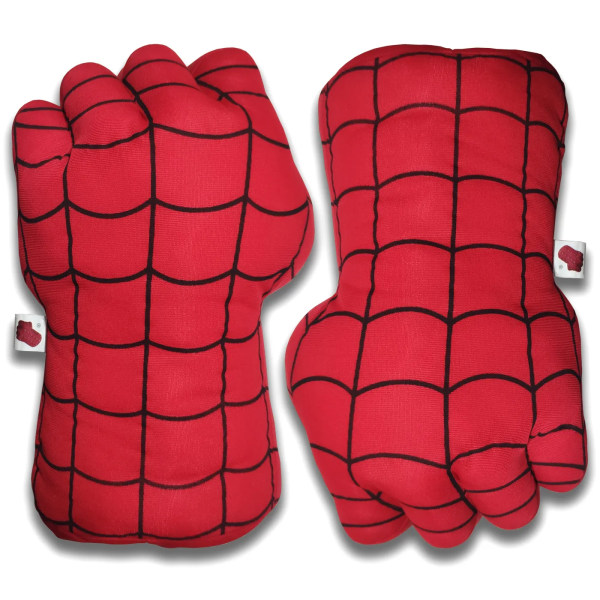Marvel figur boxningshandskar Spiderman Superhero Cosplay Handskar Spiderman D left hand