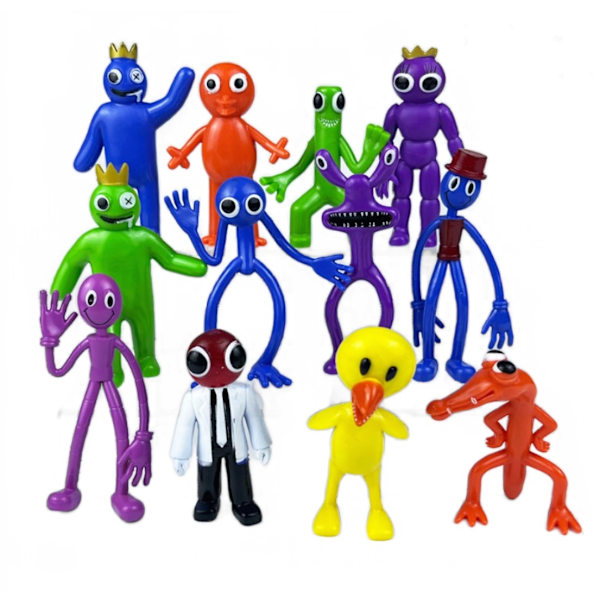 6 kpl/12 kpl Rainbow Friends Dockfigurmodell V E