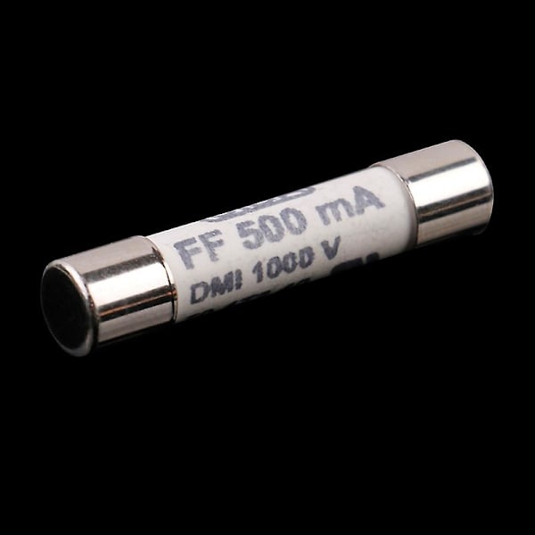 1 stk FF 0,5A 500mA 1000V DMI Sikring for Multimeter F15B F17B F18B 6,3x32mm