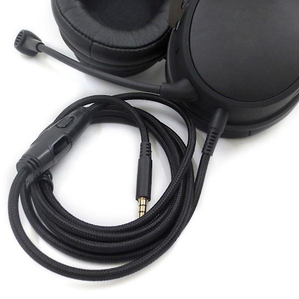 Peliheadset-kaapeli 60 tuumaa, melunvaimennus Hyperx Cloud/cloud for Alpha -laitteille