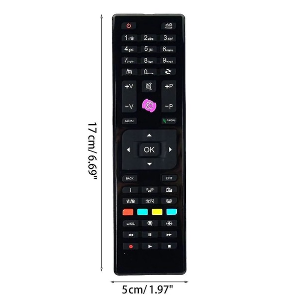 Rc4875 Fjernkontroll erstattet for Techwood/finlux Shar Tv Hdtv erstatningsfjernkontroll Rc-4875 reservedel