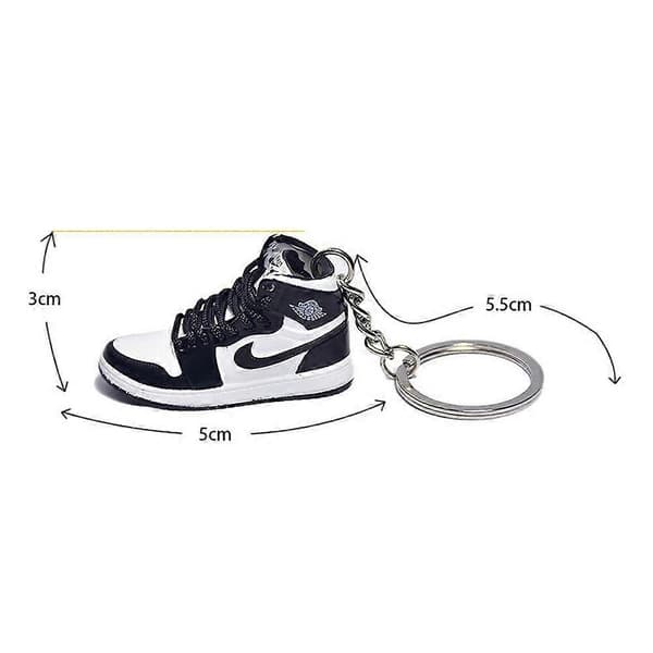Mini Sneaker 3D Nøkkelring Nøkkelkjede Fans Gaver