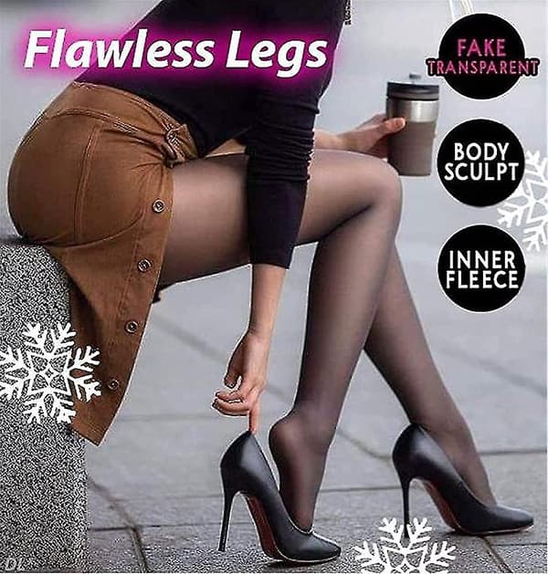 Dam Extra Tjocka Vintervarma Tights Termiska Dubbelfodrade