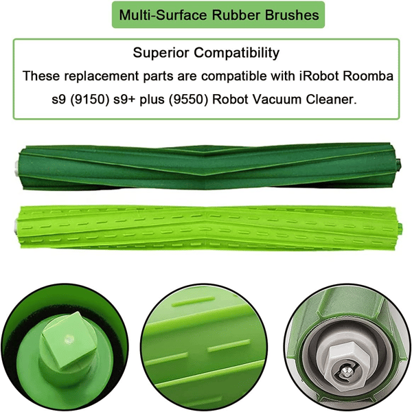 Dammsugartillbehör för iRobot Roomba S9 (9150), S9 Plus (9550) Flerfärgad